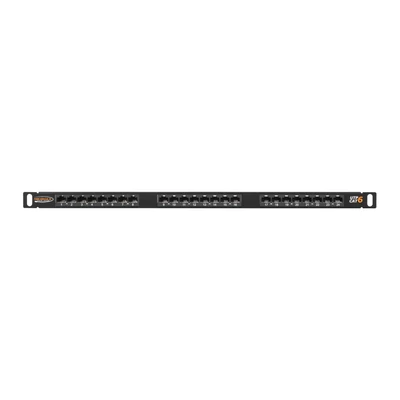 NIKOMAX 24-port patch panel 0,5U fekete