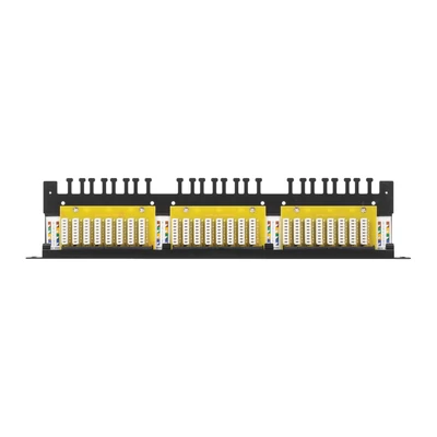 Kép 2/2 - NIKOMAX 24-port patch panel 0,5U fekete