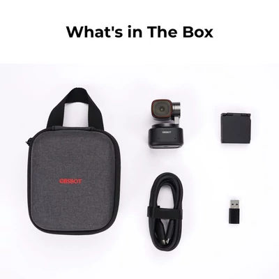 Kép 2/2 - Obsbot Tiny 2 AI-Powered PTZ Webkamera Black