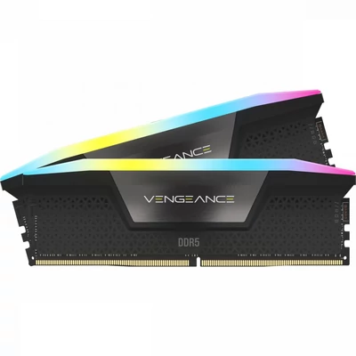 Kép 2/2 - Corsair 48GB DDR5 7200MHz Kit(2x24GB) Vengeance RGB Black