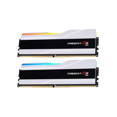 Kép 3/4 - G.SKILL 32GB DDR5 6000MHz Kit(2x16GB) Trident Z5 RGB Matte White