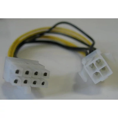 Kolink 4 > 8 tűs tápkábel adapter (P4 alaplapi)