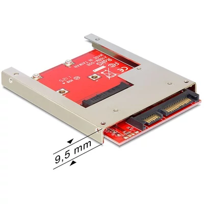 DeLock Converter SATA 22 pin > mSATA Full Size