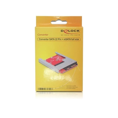 Kép 5/5 - DeLock Converter SATA 22 pin > mSATA Full Size