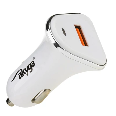 Kép 2/3 - Akyga AK-CH-07 USB Adapter 12-24V/5V/3A 1USB White