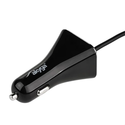 Kép 3/6 - Akyga AK-CH-10 USB Adapter 12-24V/5V/9A 4USB Black