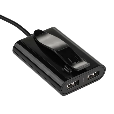 Kép 5/6 - Akyga AK-CH-10 USB Adapter 12-24V/5V/9A 4USB Black