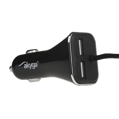 Kép 6/6 - Akyga AK-CH-10 USB Adapter 12-24V/5V/9A 4USB Black