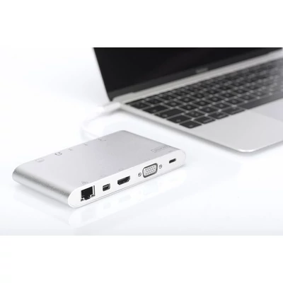 Kép 2/6 - Digitus DA-70861 Universal Docking Station USB Type-C