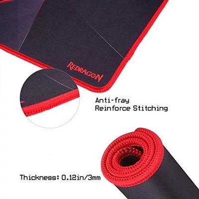 Kép 2/4 - Redragon Capricorn Egérpad Black