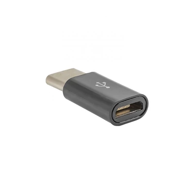 Kép 2/2 - Akyga AK-AD-46 microUSB-USB Type-C Adapter Black