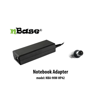 Kép 2/2 - nBase 90W NBA-90W-HP97 HP laptop töltő+kábel