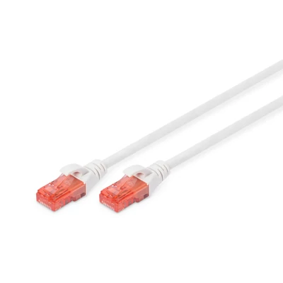 Digitus CAT6 U-UTP patch kábel 0,25m fehér