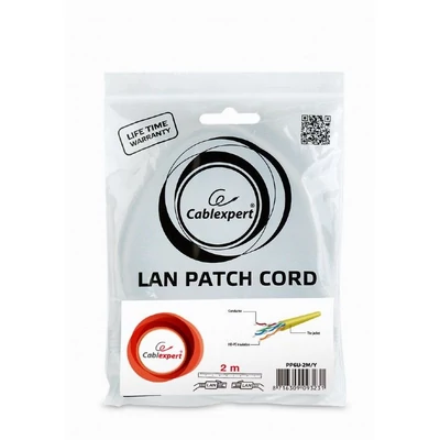 Kép 4/4 - Gembird CAT6 U-UTP patch kábel 2m sárga