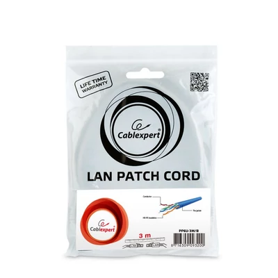 Kép 3/3 - Gembird CAT6 U-UTP patch kábel 3m kék
