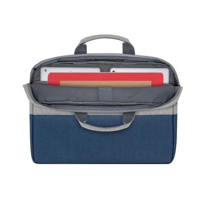 Kép 13/17 - RivaCase 7532 Anti-theft Laptop Bag 15,6" Grey/Dark Blue