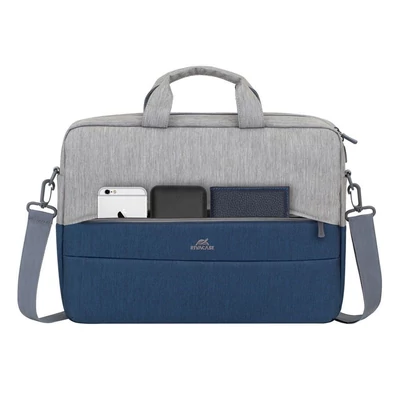 Kép 15/17 - RivaCase 7532 Anti-theft Laptop Bag 15,6" Grey/Dark Blue