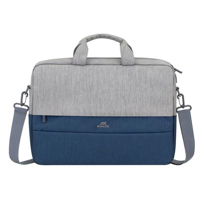 Kép 2/17 - RivaCase 7532 Anti-theft Laptop Bag 15,6" Grey/Dark Blue