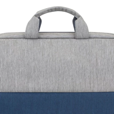 Kép 9/17 - RivaCase 7532 Anti-theft Laptop Bag 15,6" Grey/Dark Blue