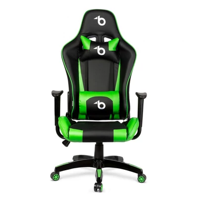 Kép 2/4 - Delight Bemada BMD1106GR Gaming Chair Black/Green