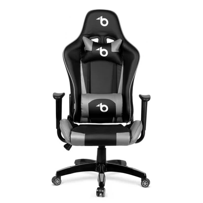 Kép 2/4 - Delight Bemada BMD1106GY Gaming Chair Black/Grey