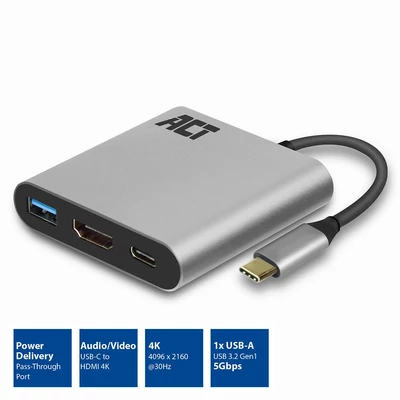 Kép 2/4 - ACT AC7022 USB-C to HDMI 4K adapter