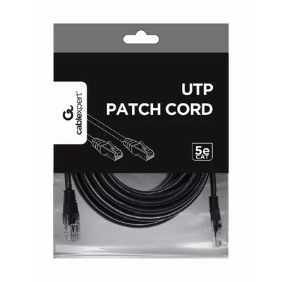 Kép 3/3 - Gembird CAT5e U-UTP patch kábel 5m fekete