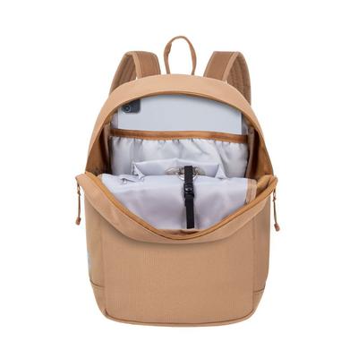 Kép 11/19 - RivaCase 5422 Small Urban Backpack 6L 10,5" Beige
