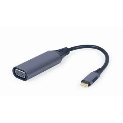 Kép 2/3 - Gembird A-USB3C-VGA-01 USB Type-C to VGA Display Adapter Space Grey