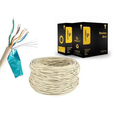 Kép 4/5 - Gembird CAT5e F-UTP Intallation kábel 305m szürke