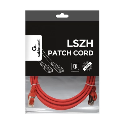 Kép 3/3 - Gembird CAT6A S-FTP patch kábel 3m piros