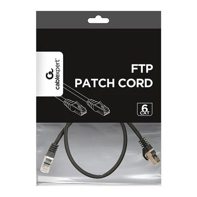 Kép 2/2 - Gembird CAT6 F-UTP patch kábel 0,5m fekete
