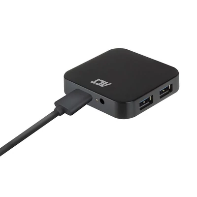 Kép 4/6 - ACT AC6305 USB 3.2 4-Port Hub Black