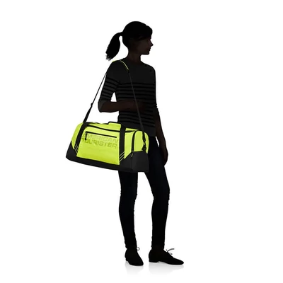 Kép 3/9 - American Tourister Urban Groove Duffle Bag Black/Lime Green