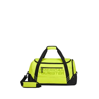 Kép 5/9 - American Tourister Urban Groove Duffle Bag Black/Lime Green