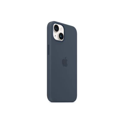 Kép 3/4 - Apple iPhone 14 Silicone Case with MagSafe Storm Blue