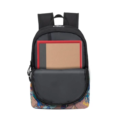 Kép 5/16 - RivaCase 5420 Agora Skaters Urban Backpack Black