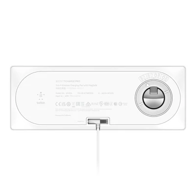 Kép 4/4 - Belkin BoostCharge Pro 3-in-1 Wireless Charging Pad with MagSafe White