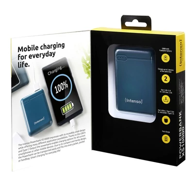 Kép 3/6 - Intenso XS10000 10000mAh PowerBank Petrol