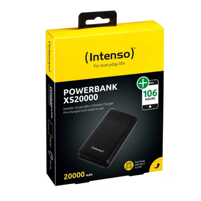 Kép 2/6 - Intenso XS20000 20000mAh PowerBank Black
