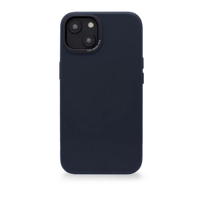 Decoded Leather BackCover, navy - iPhone 14
