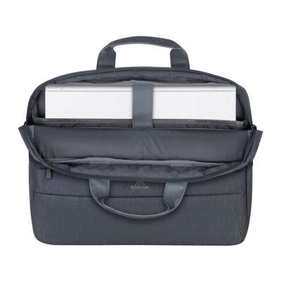 Kép 3/12 - RivaCase 7532 Anti-theft Laptop Bag 15,6" Dark Grey