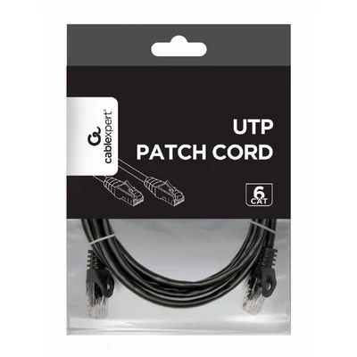Kép 2/2 - Gembird CAT6 U-UTP patch kábel 2m fekete