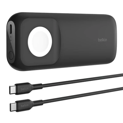 Kép 4/5 - Belkin BPD005BTBK BoostCharge Pro Fast Wireless Charger for Apple Watch + Power Bank 10K Black