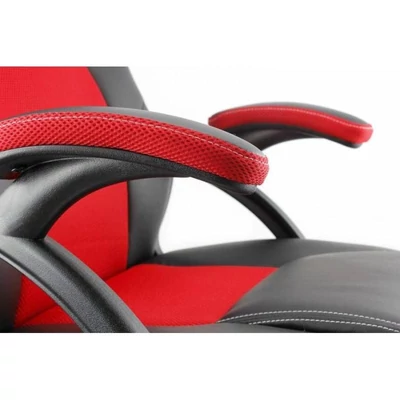Kép 3/5 - White Shark Kings Throne Gaming Chair Black/Red