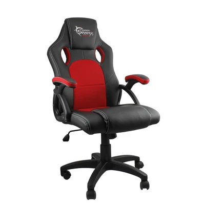 Kép 5/5 - White Shark Kings Throne Gaming Chair Black/Red