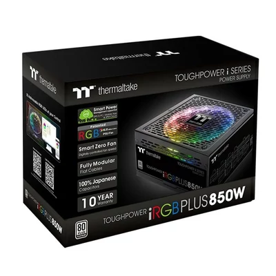 Kép 7/7 - Thermaltake 850W 80+ Platinum Toughpower iRGB Plus