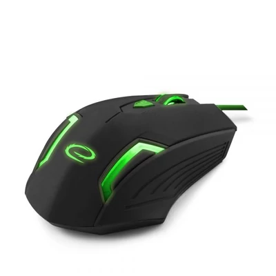 Kép 3/4 - Esperanza MX205 Fighter Gamer mouse Black/Green