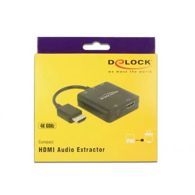 Kép 4/4 - DeLock HDMI Audio Extractor 4K 60 Hz compact