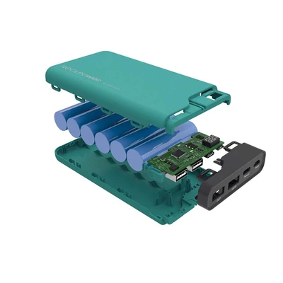 Kép 5/5 - Realpower PB-15000C 15000mAh Green